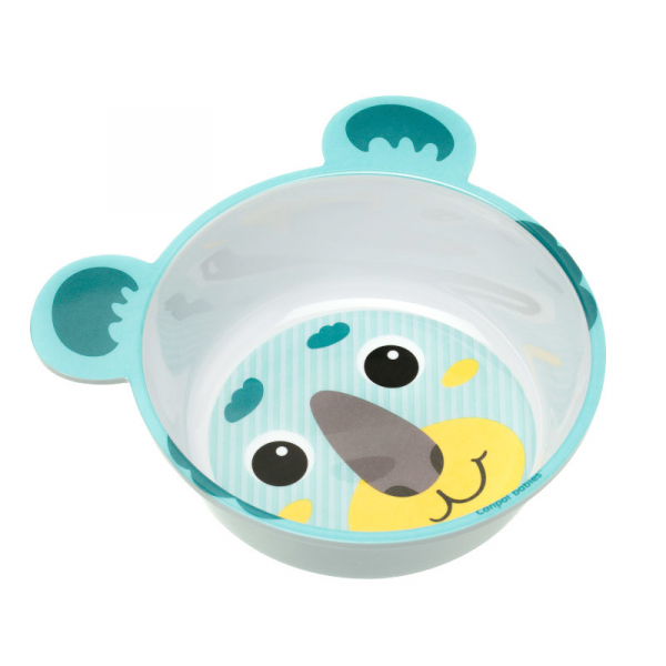 Бебешка купа с уши melamine anti-skid bowl with ears