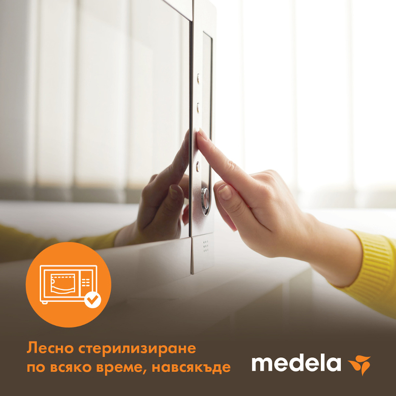 Пликове за микровълнова стерилизация Quick Clean Microwave bags 5 броя