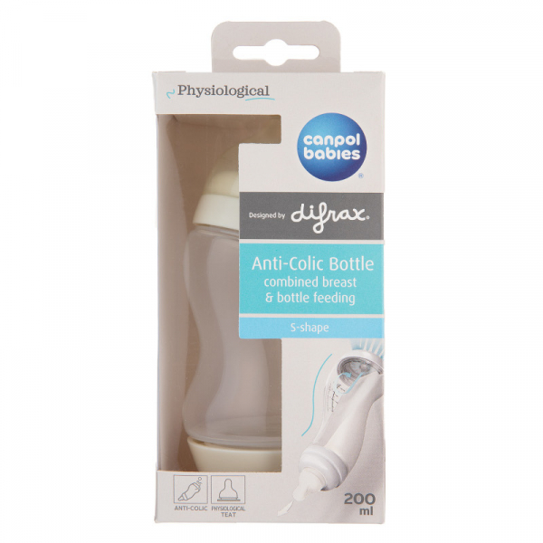 Шише за хранене Canpol Babies Difrax Anti-Colic Bottle 200 мл.
