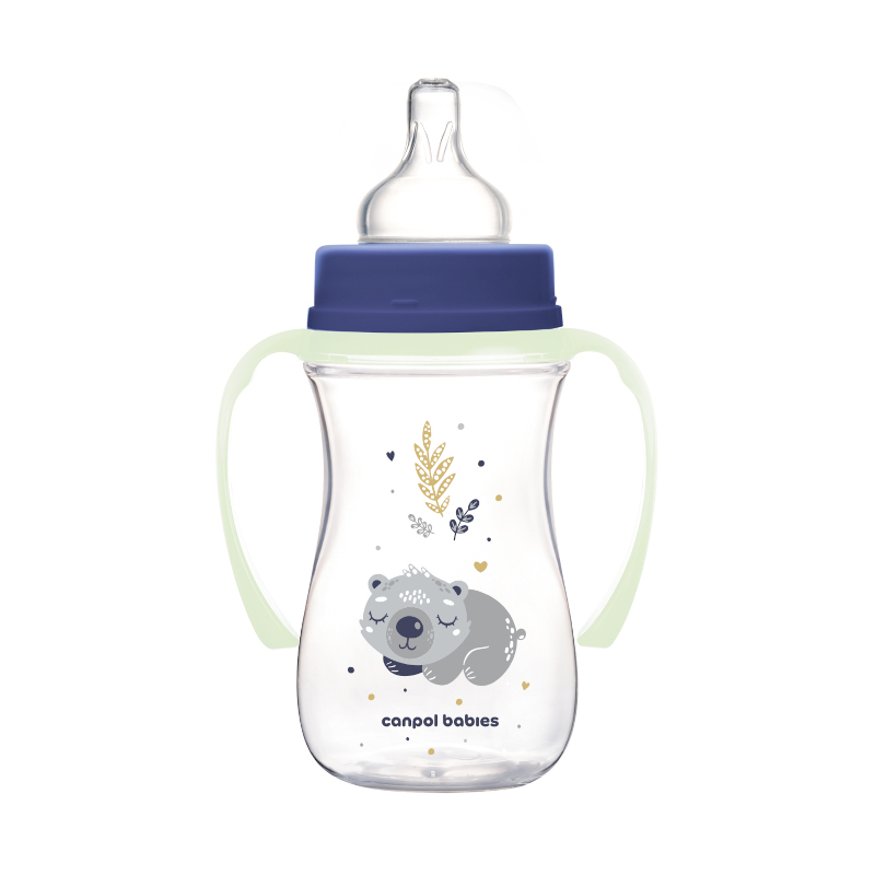 Антиколок шише Canpol babies EasyStart, Sleepy Koala, 3м+, 240 мл, синьо