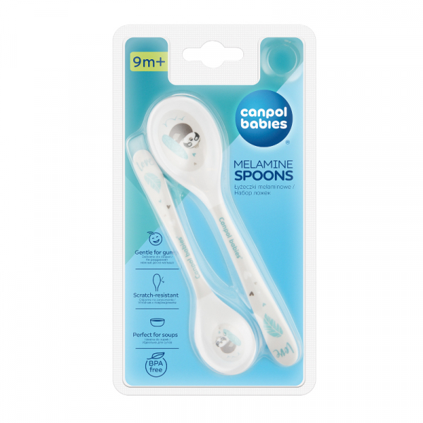 Бебешки лъжици melamine spoons 2 бр. 9m+