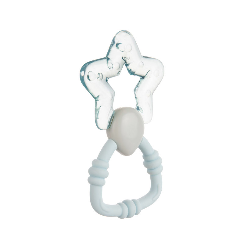 Водна чесалка с дрънкалка Canpol babies Magic Wand, синя