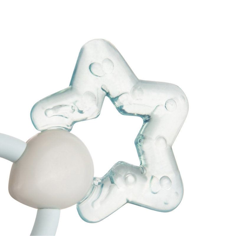 Водна чесалка с дрънкалка Canpol babies Magic Wand, синя