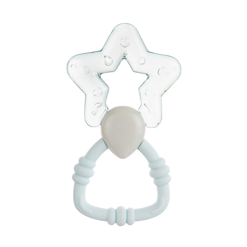 Водна чесалка с дрънкалка Canpol babies Magic Wand, синя
