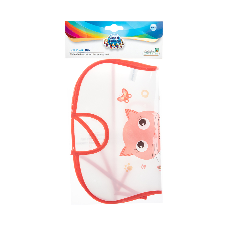 Лигавник пластмасов Canpol babies различни цветове 6м+