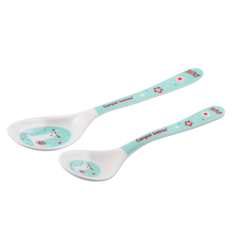 Бебешки лъжички melamine spoons 2 броя 9м+